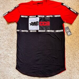 Mecca USA Men’s T-shirt XL Red Black